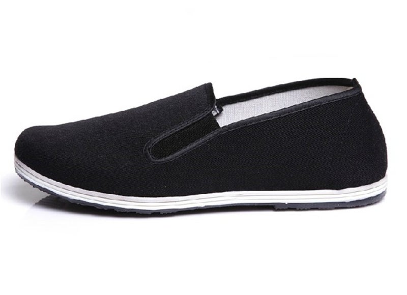 UNOW Chinese Traditional Cloth Kung Fu Shoes,Classic Soles,Black,41 | (US:Men 8-8.5 | Women 9.5) - Image 1